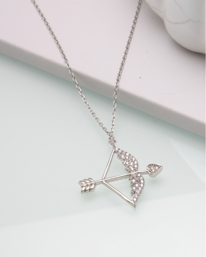 Colier argint arcul lui cupidon cod 4-45037, gr2.3