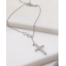 Colier argint cu cruce cod 4-49847, gr4.8