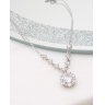 Colier argint si cubic zirconia cod 4-50608, gr5.1