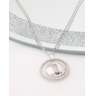 Colier argint si cubic zirconia cod 4-50652, gr5.8
