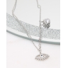 Colier argint si cubic zirconia cod 4-50654, gr5