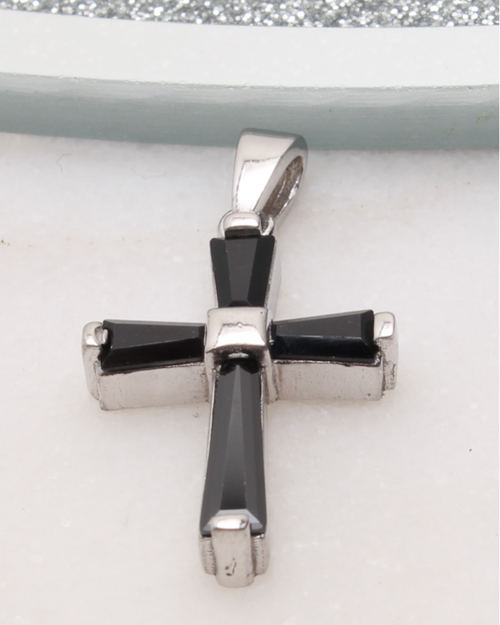 Pandantiv argint cruciulita sfintita cod 6-51256. gr2