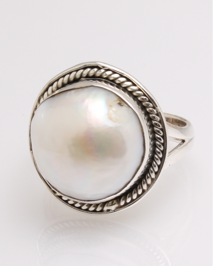Inel argint perla de cultura cod 1-32339, gr8.6