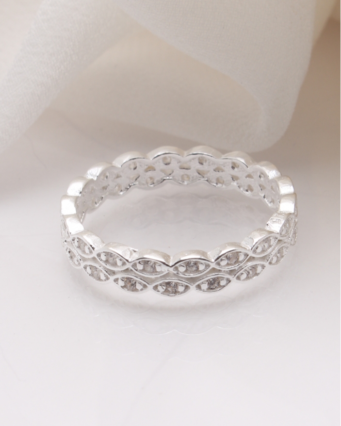 Inel argint si cubic zirconia cod 1-39670, gr2.6