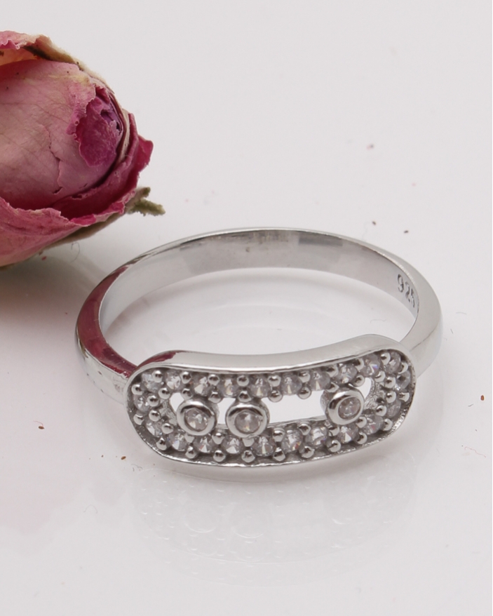Inel argint si cubic zirconia cod 1-42108, gr1.9