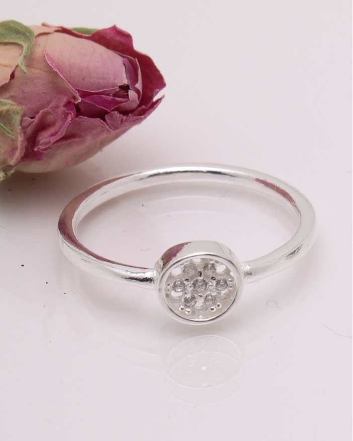 Inel argint si cubic zirconia cod 1-42182, gr1.4