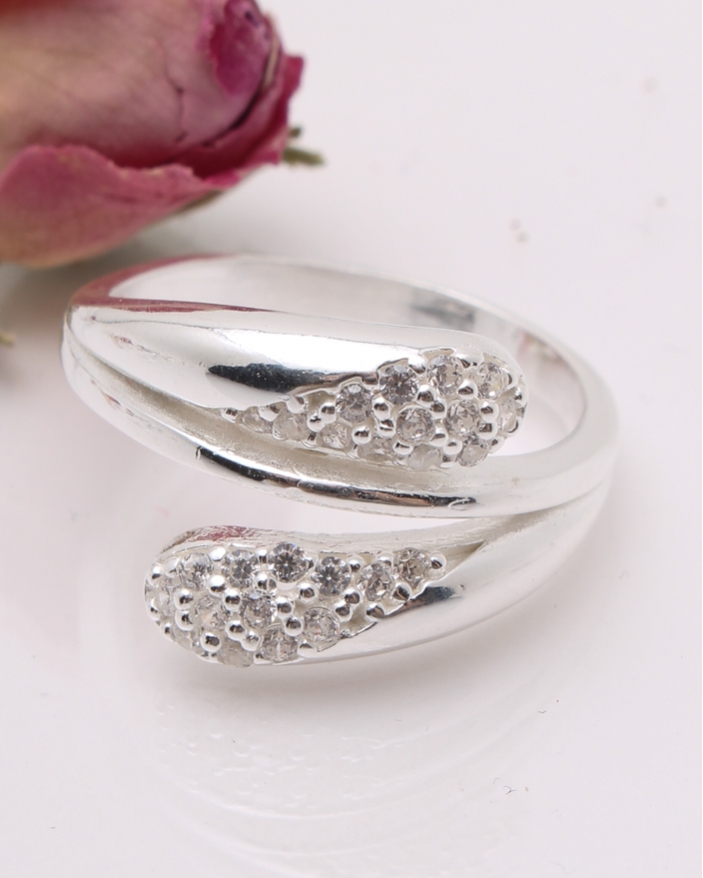 Inel argint si cubic zirconia cod 1-42222, gr3