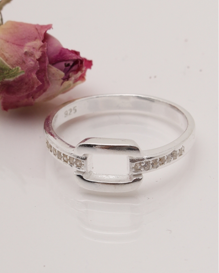 Inel argint si cubic zirconia cod 1-42228, gr2.4