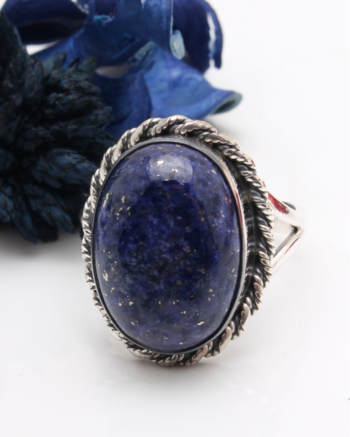 Inel argint lapis lazuli cod 1-43902, gr6.9
