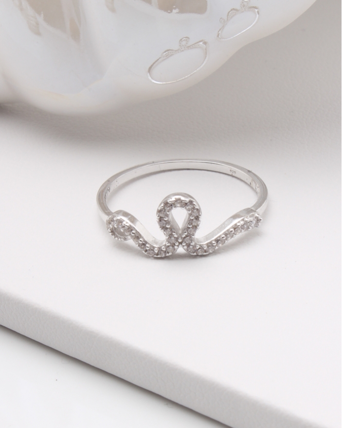 Inel argint si cubic zirconia cod 1-45398, gr1.1