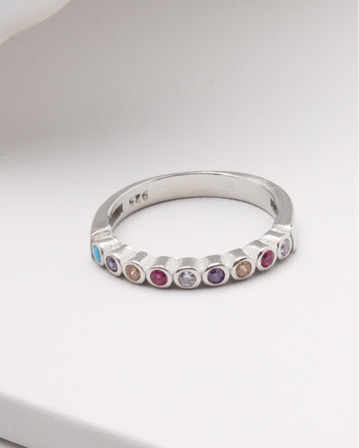 Inel argint si cubic zirconia cod 1-45500, gr2.1