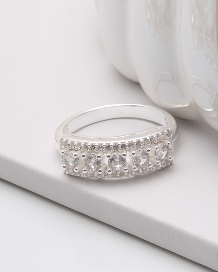 Inel argint si cubic zirconia cod 1-45679, gr3.4