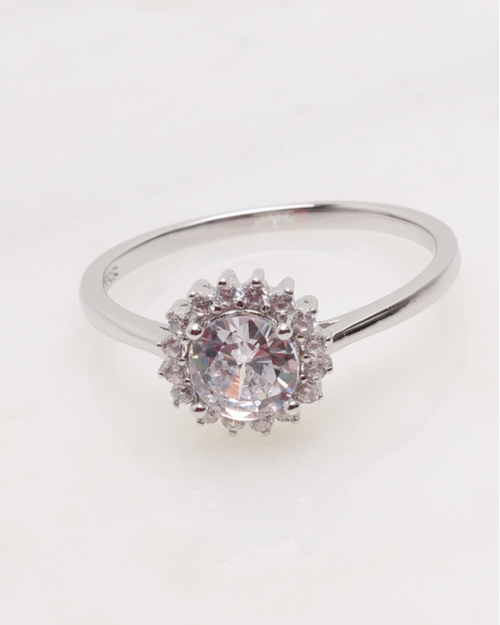 Inel argint si cubic zirconia cod 1-48159, gr1.9