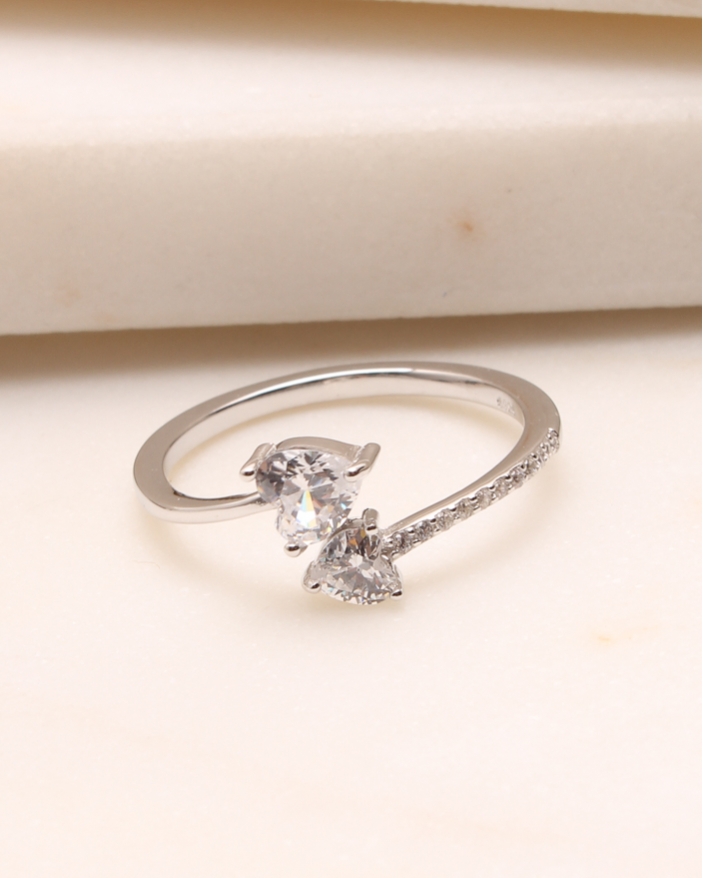 Inel argint si cubic zirconia cod 1-49385, gr1.7