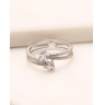Inel argint si cubic zirconia cod 1-49500, gr2.7