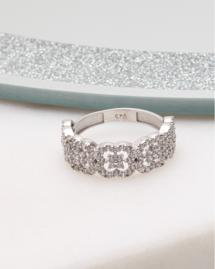 Inel argint si cubic zirconia cod 1-49973, gr2.2