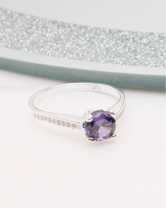 Inel argint si cubic zirconia cod 1-50036, gr2.2
