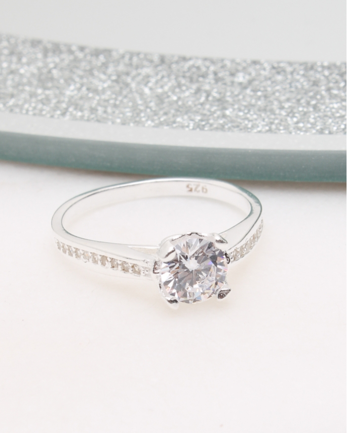 Inel argint si cubic zirconia cod 1-50042, gr2.2