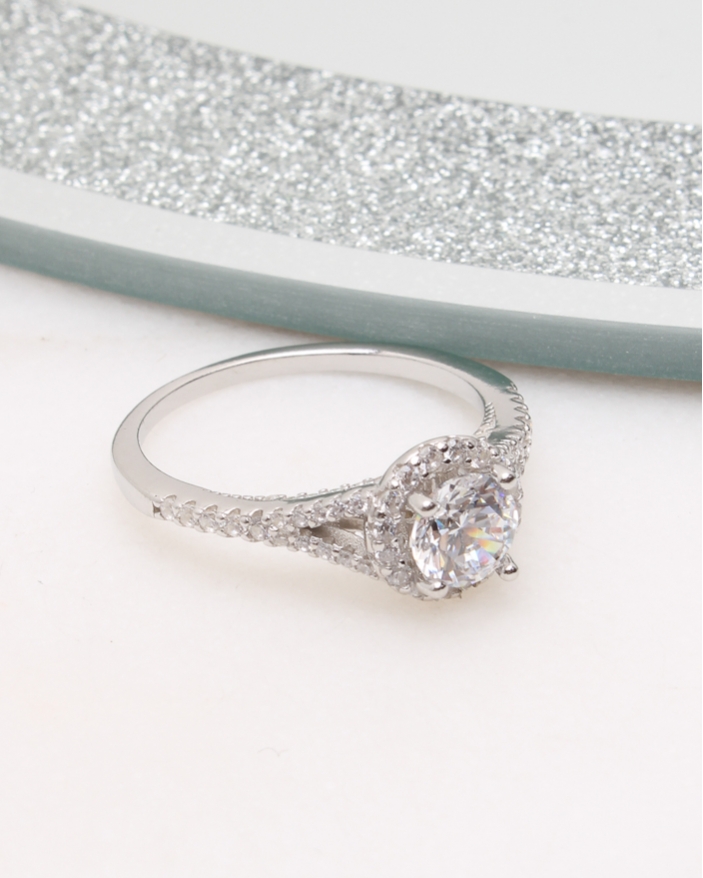 Inel argint si cubic zirconia cod 1-50047, gr2.9
