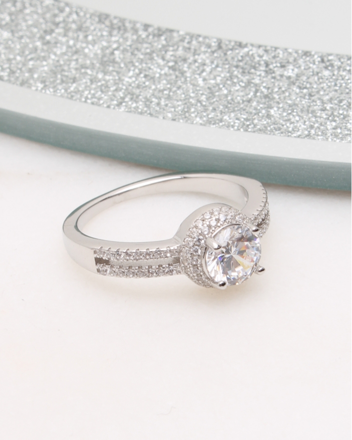 Inel argint si cubic zirconia cod 1-50053, gr3.4