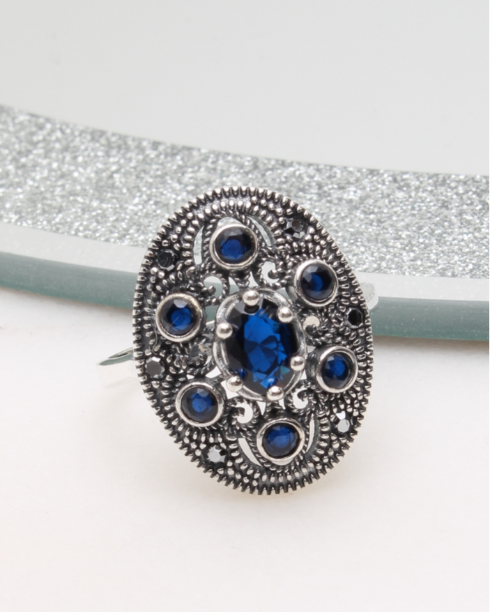 Inel argint cu marcasite cod 1-50070, gr4.8