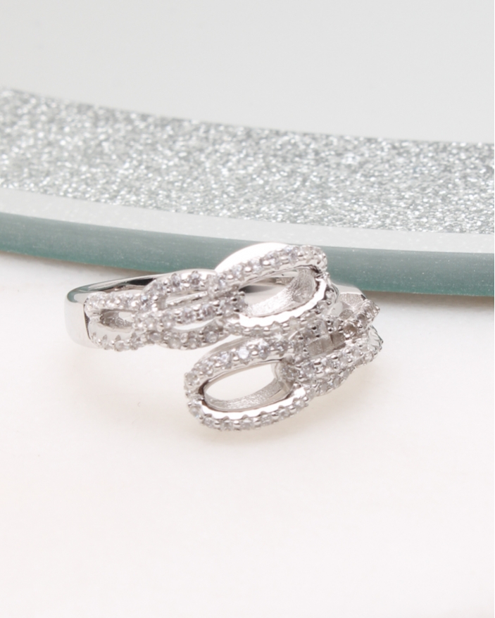 Inel argint si cubic zirconia cod 1-50170, gr4.3