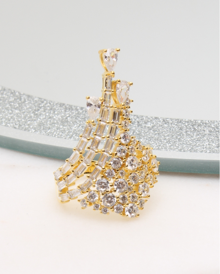 Inel argint si cubic zirconia cod 1-50173, gr8.1