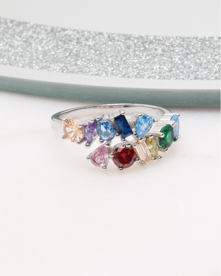 Inel argint si cubic zirconia cod 1-50207, gr3.2
