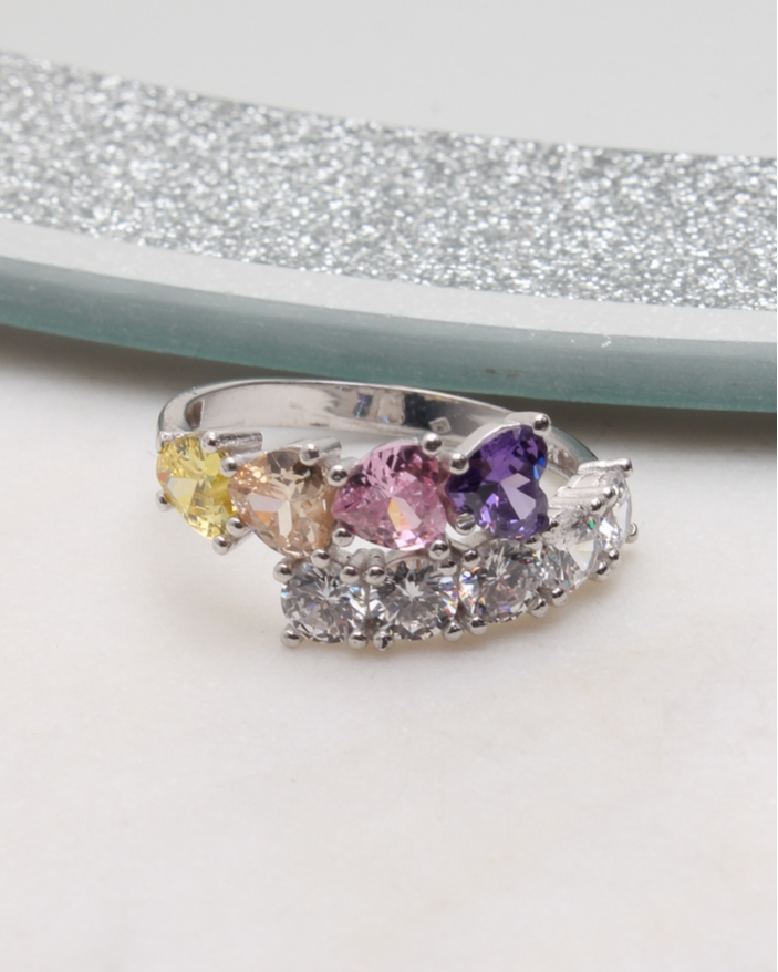 Inel argint si cubic zirconia cod 1-50889, gr3.3