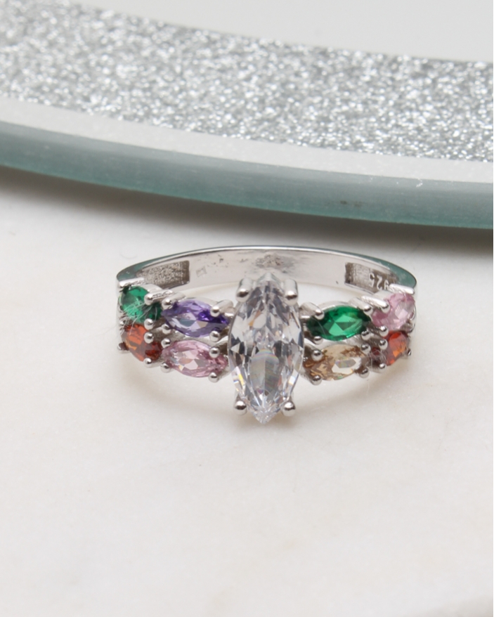 Inel argint si cubic zirconia cod 1-50894, gr2.7