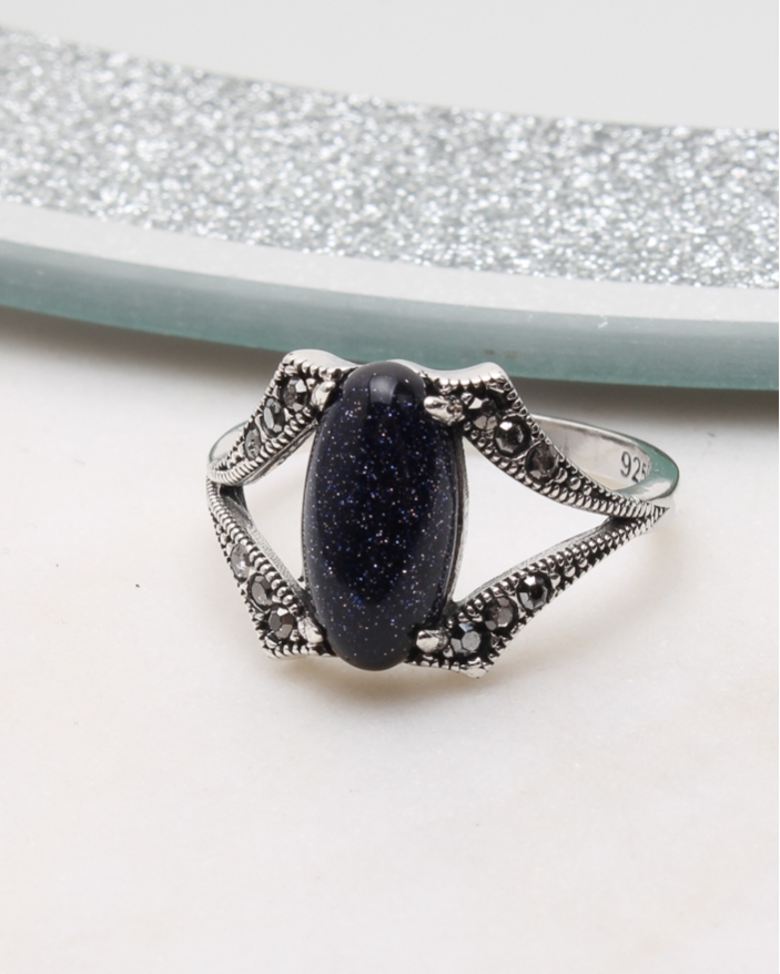 Inel argint cu marcasite cod 1-50919, gr3.5