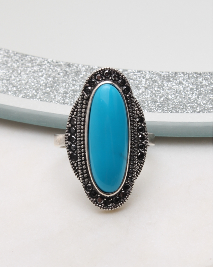 Inel argint cu marcasite cod 1-50920, gr5.8