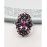 Inel argint cu marcasite cod 1-50944, gr4.5