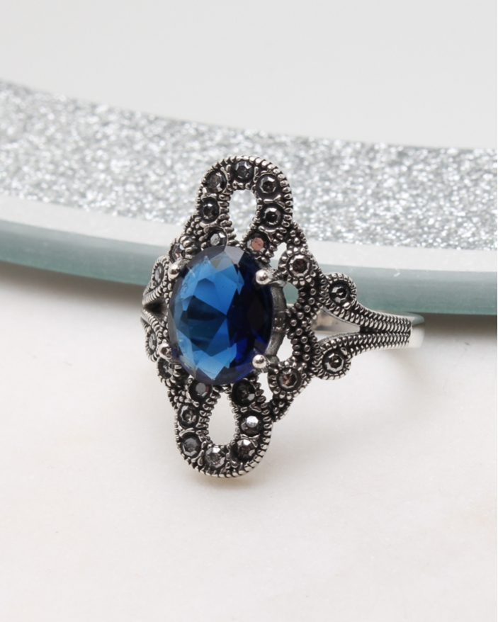 Inel argint cu marcasite cod 1-50950, gr4.1