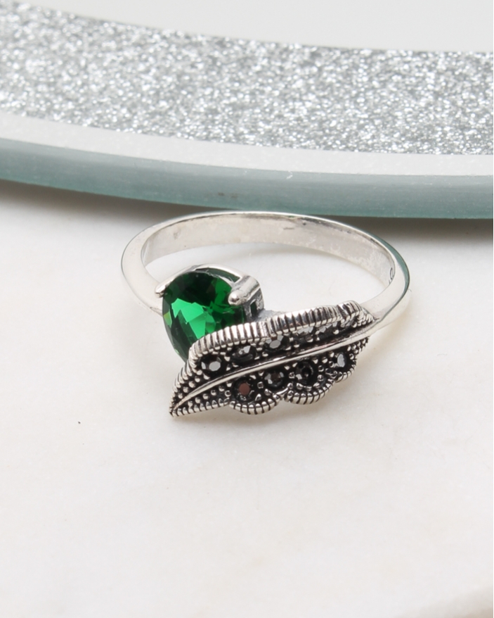 Inel argint cu marcasite cod 1-50956, gr3.6