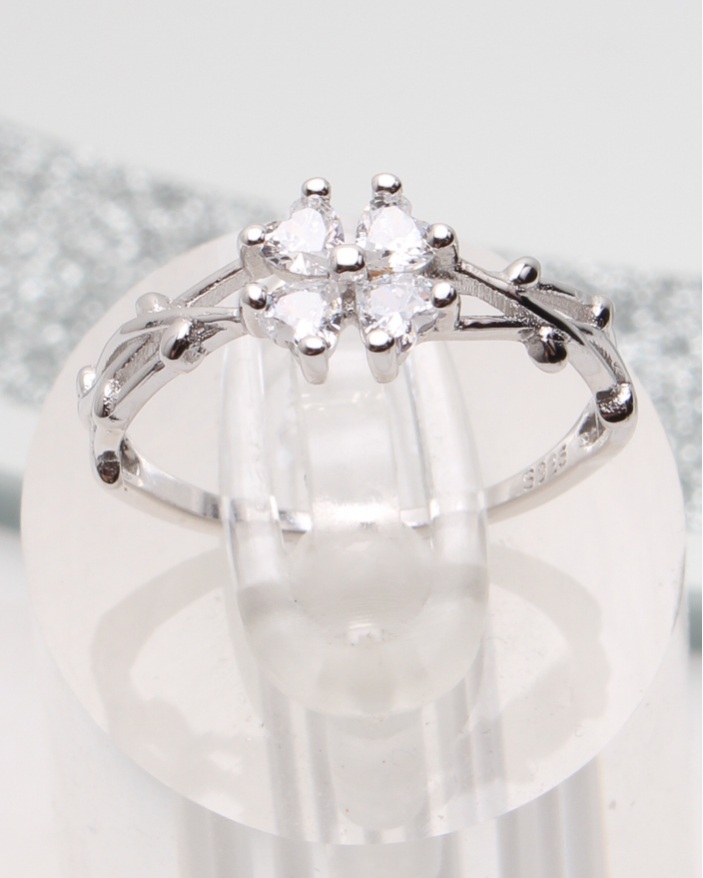 Inel argint si cubic zirconia cod 1-51135, gr1.4