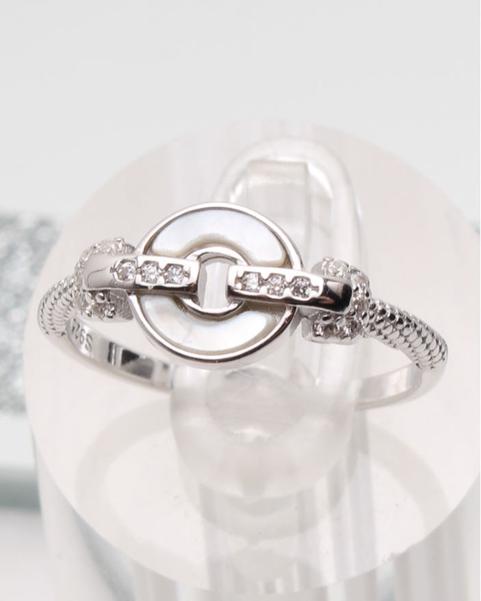 Inel argint si cubic zirconia cod 1-51143, gr2