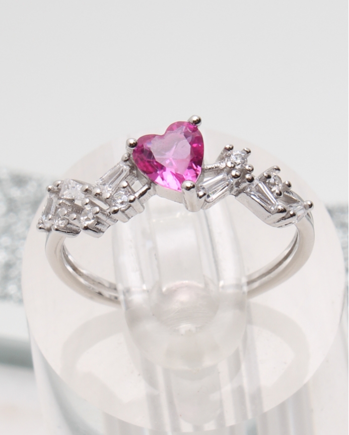 Inel argint si cubic zirconia cod 1-51150, gr1.5