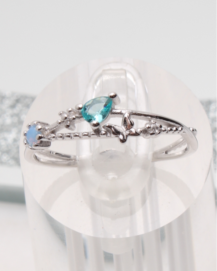 Inel argint si cubic zirconia cod 1-51153, gr1.1