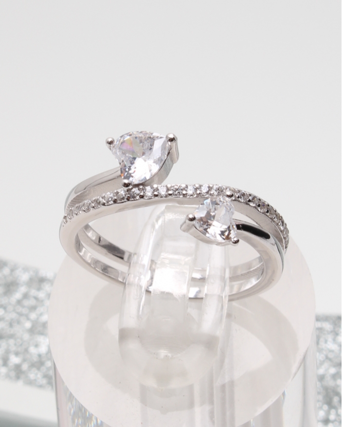 Inel argint si cubic zirconia cod 1-51200, gr2.5