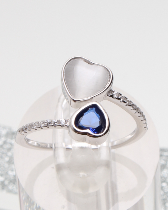 Inel argint si cubic zirconia cod 1-51205, gr2.7