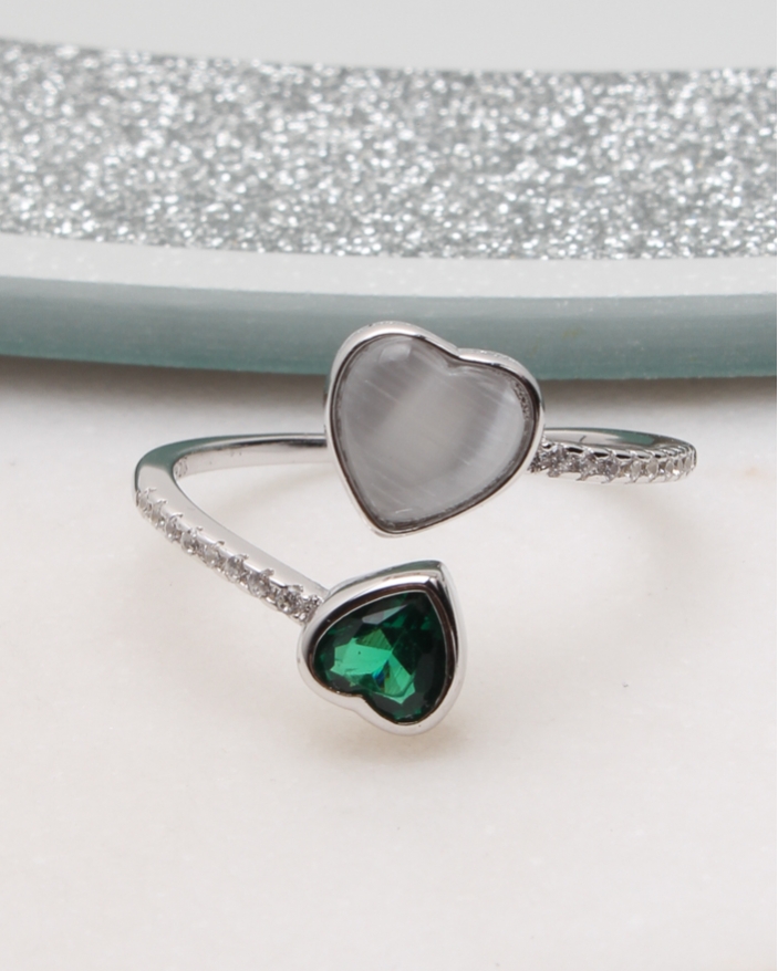 Inel argint si cubic zirconia cod 1-51206, gr2.7