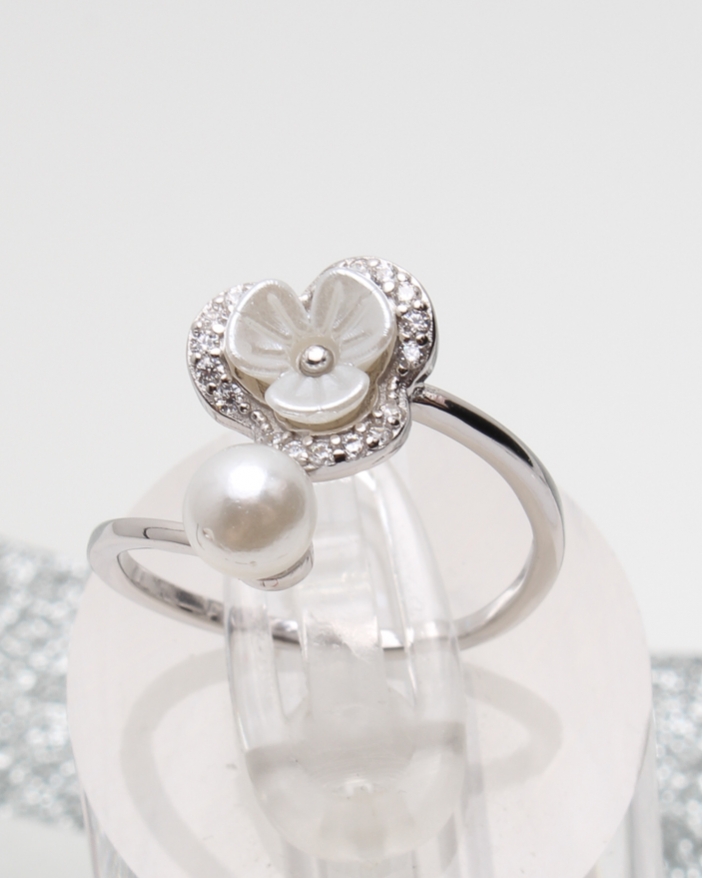 Inel argint si cubic zirconia cod 1-51207, gr2