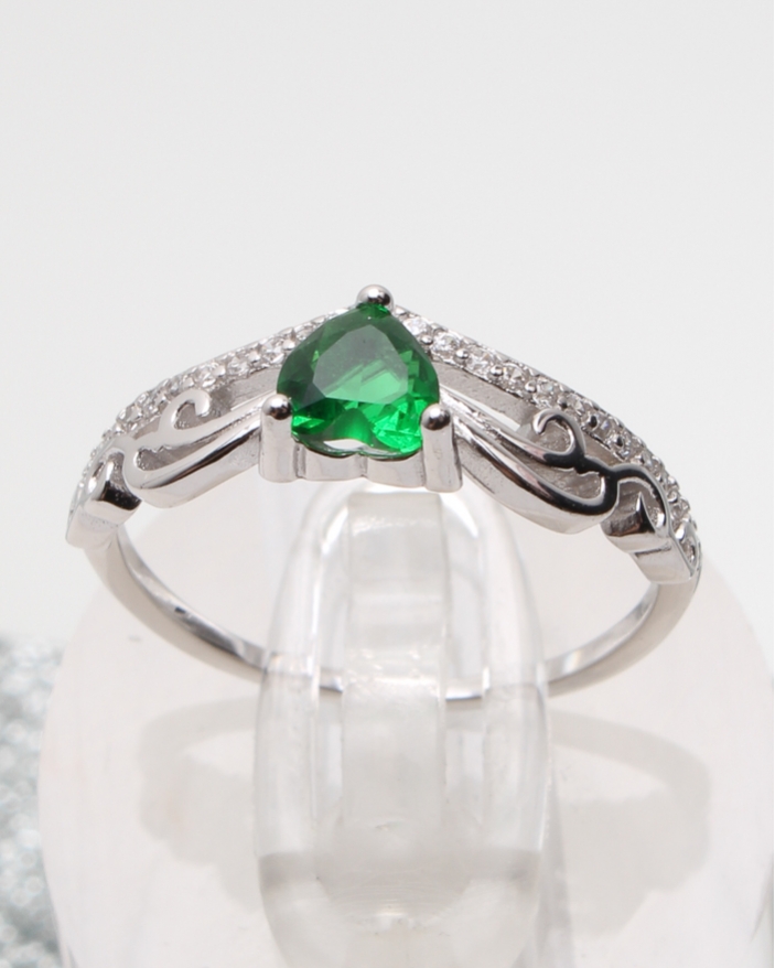 Inel argint si cubic zirconia cod 1-51210, gr1.6