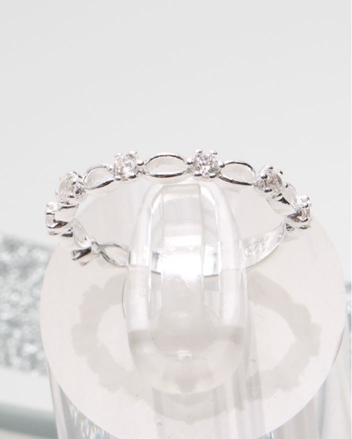 Inel argint si cubic zirconia cod 1-51288, gr1.2
