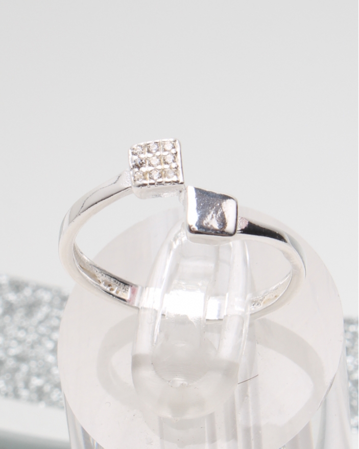 Inel argint si cubic zirconia cod 1-51290, gr1.5