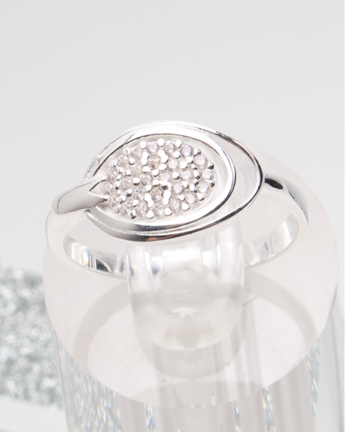 Inel argint si cubic zirconia cod 1-51294, gr2.5