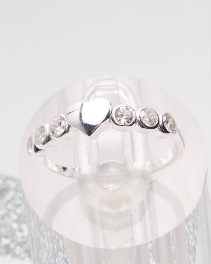 Inel argint si cubic zirconia cod 1-51295, gr1.8