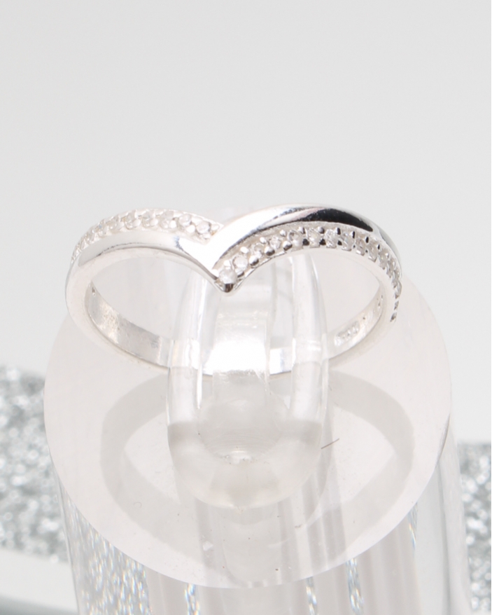 Inel argint si cubic zirconia cod 1-51297, gr1.7