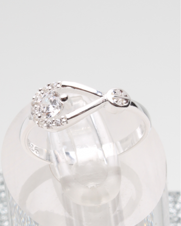 Inel argint si cubic zirconia cod 1-51302, gr1.8